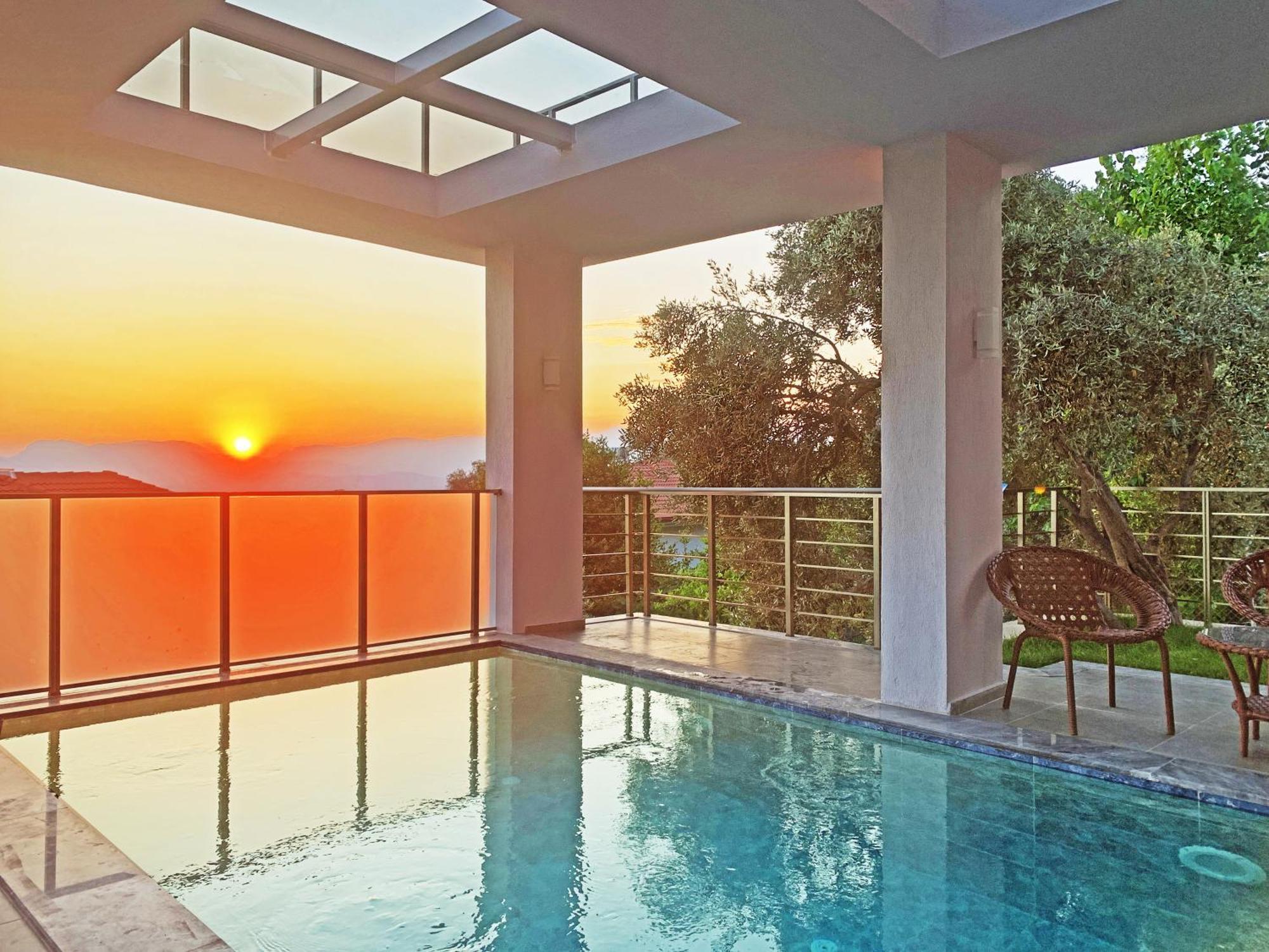 Villa With A Private Heated Pool, Jacuzzi, Overlooking Spectacular Views Of The Sea Kaş Exteriér fotografie